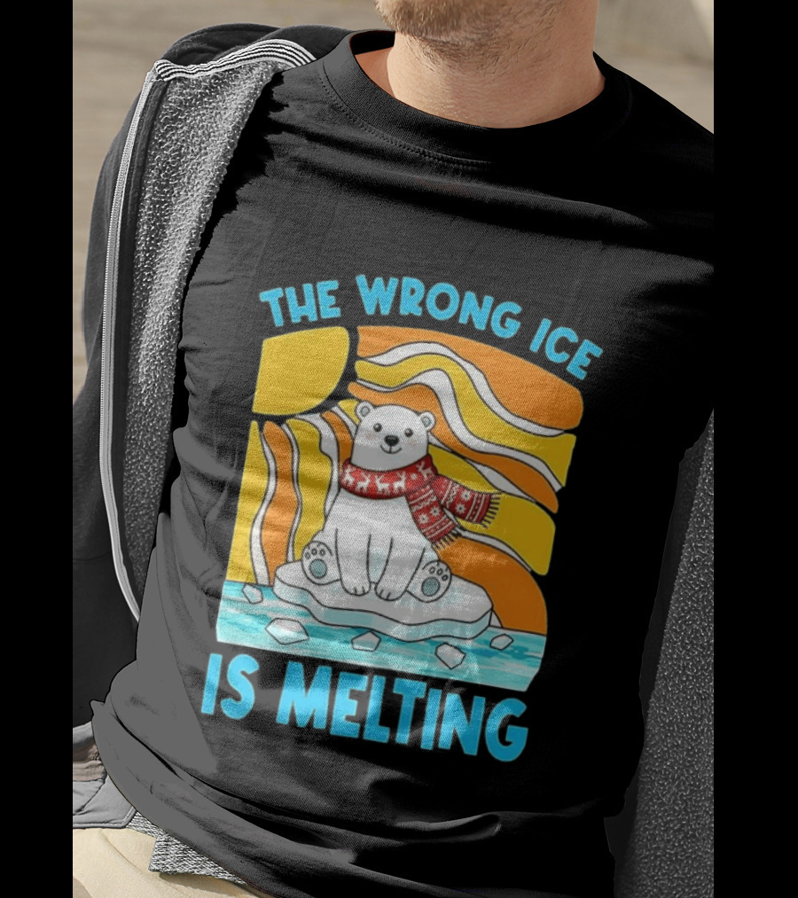 The Wrong Ice Is Melting Polar Bear Abolish ICE T-Shirt