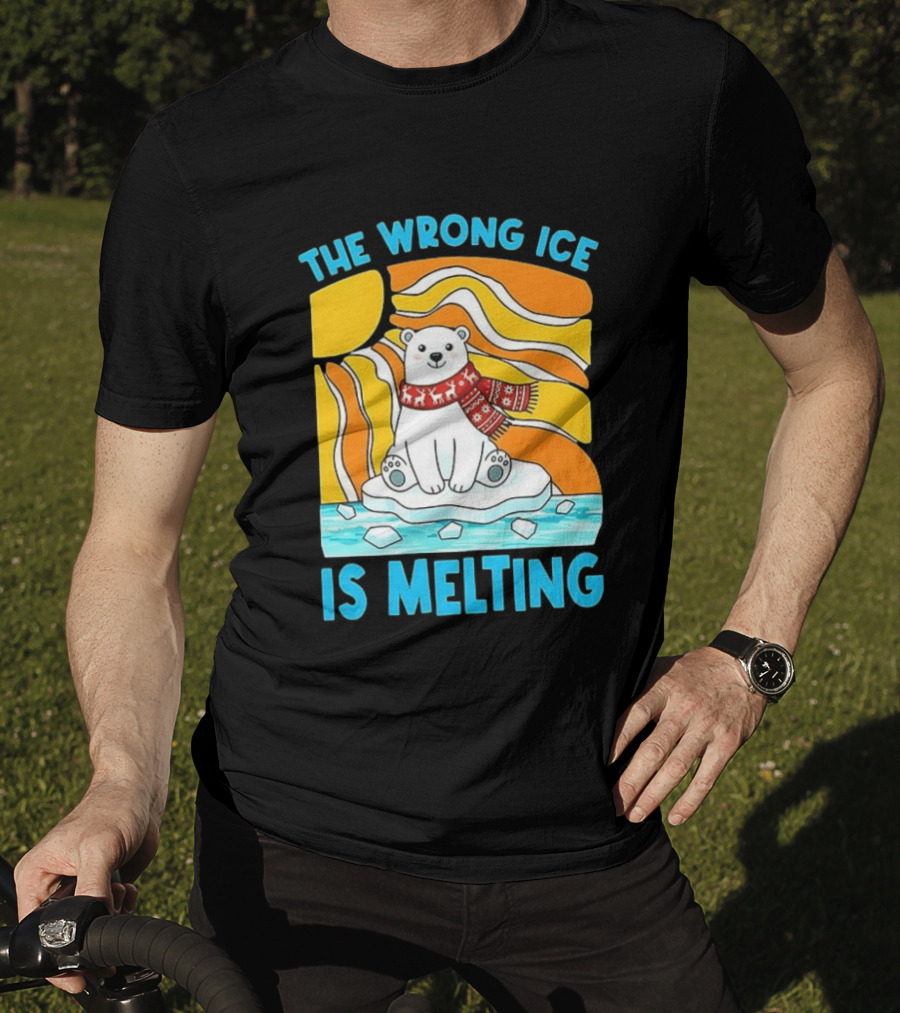 The Wrong Ice Is Melting Polar Bear Abolish ICE T-Shirt