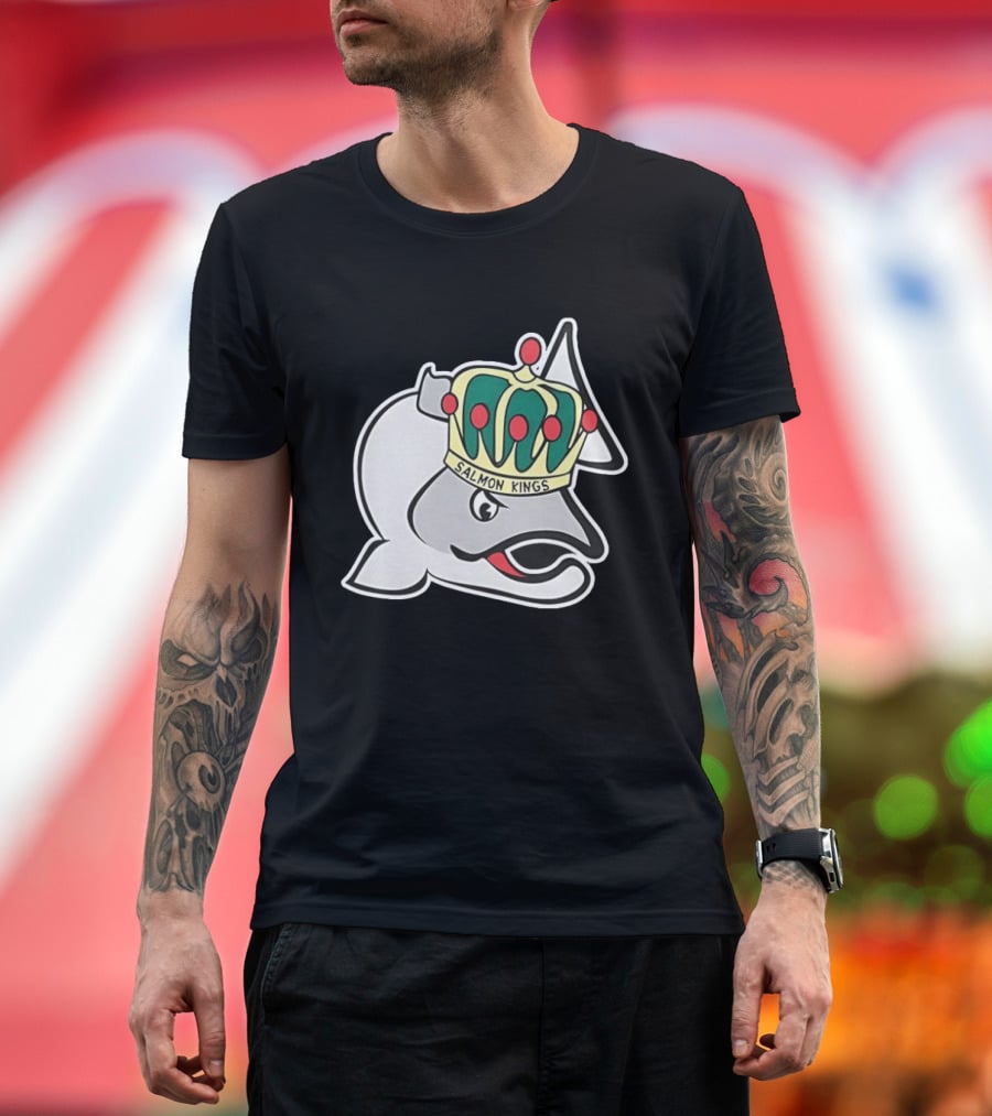 Salmon Kings Crowned Fish Victoria Royals T-Shirt