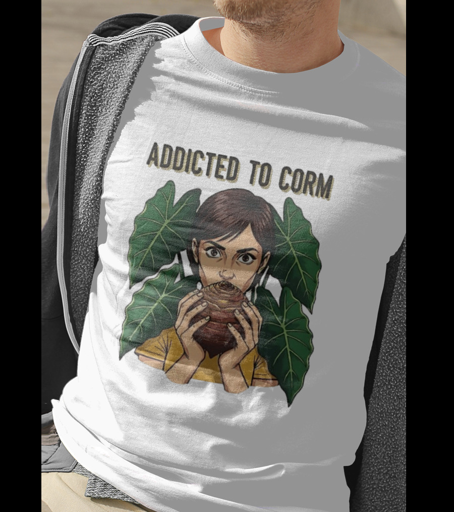 Addicted To Corm Leafy Nature T-Shirt