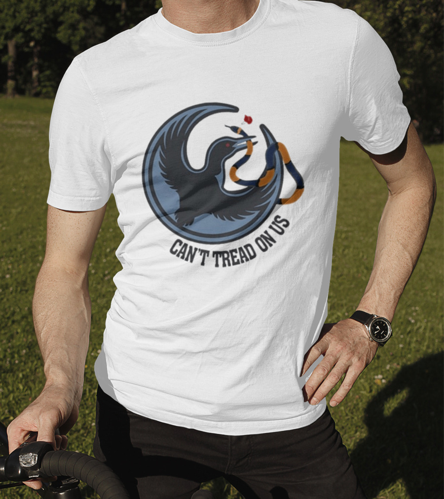Minnesota Rebel Alliance Can't Tread On Us Bird And Serpent T-Shirt