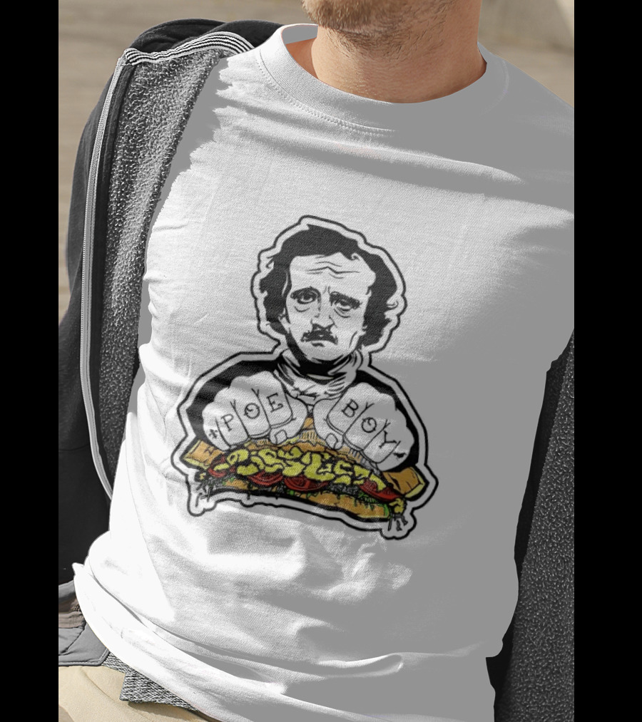 Edgar Allan Poe Poe Boy Sandwich T-Shirt
