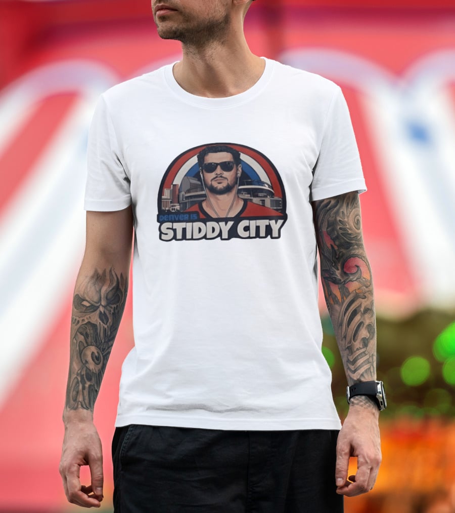 Jarrett Stidham Denver 15 Stiddy City T-Shirt