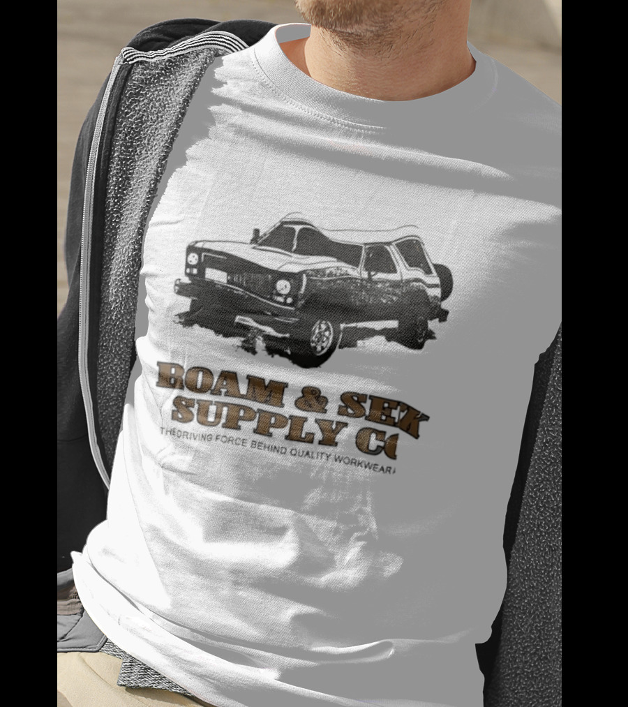 Roam & Sek Supply Co Classic Car Thriving Force Behind Quality Workwear T-Shirt