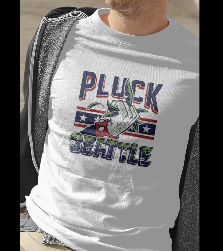 New England Patriots Pluck Seattle Matchup Stars And Stripes T-Shirt