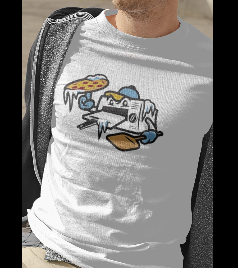 Wisconsin Timber Rattlers Frozen Pizzas 2026 Night Mascot Pizza Oven T-Shirt
