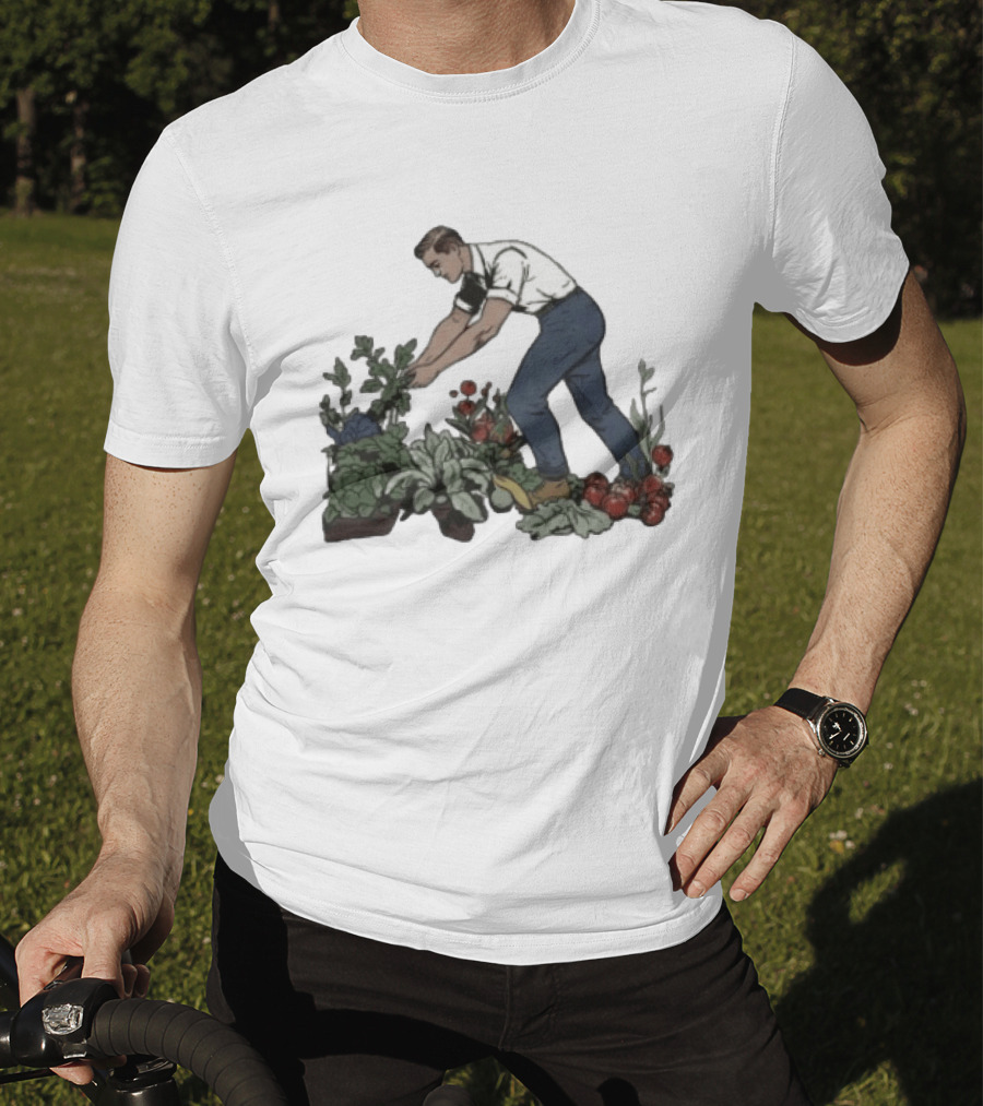Alexander Skarsgard Gardening Vegetables Scene SNL T-Shirt