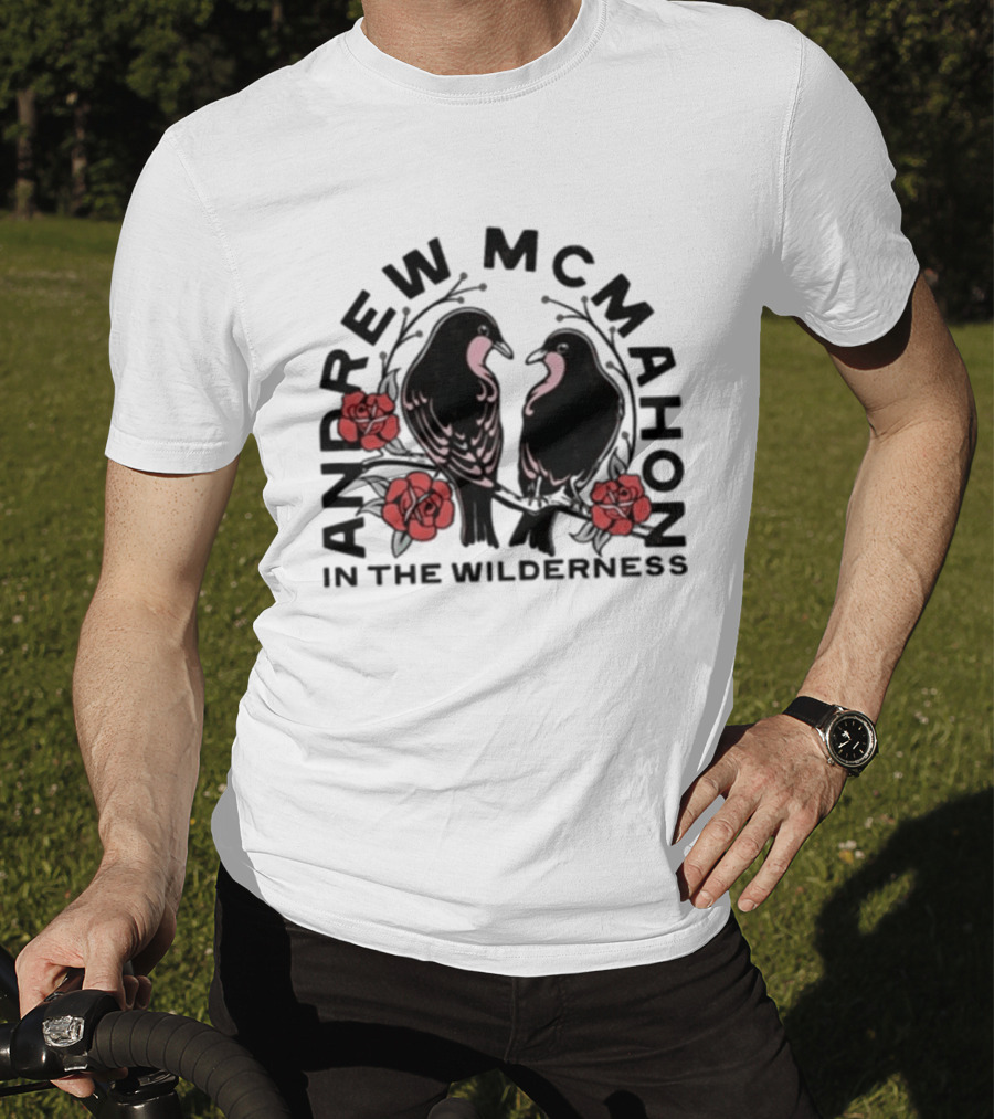 Andrew McMahon In The Wilderness Love Birds Roses T-Shirt