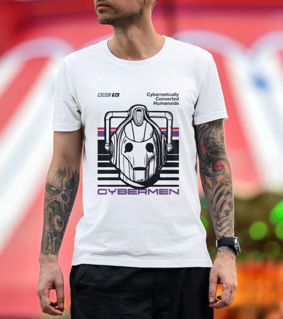 BBC TV Cybermen Cybernetically Converted Humanoids T-Shirt