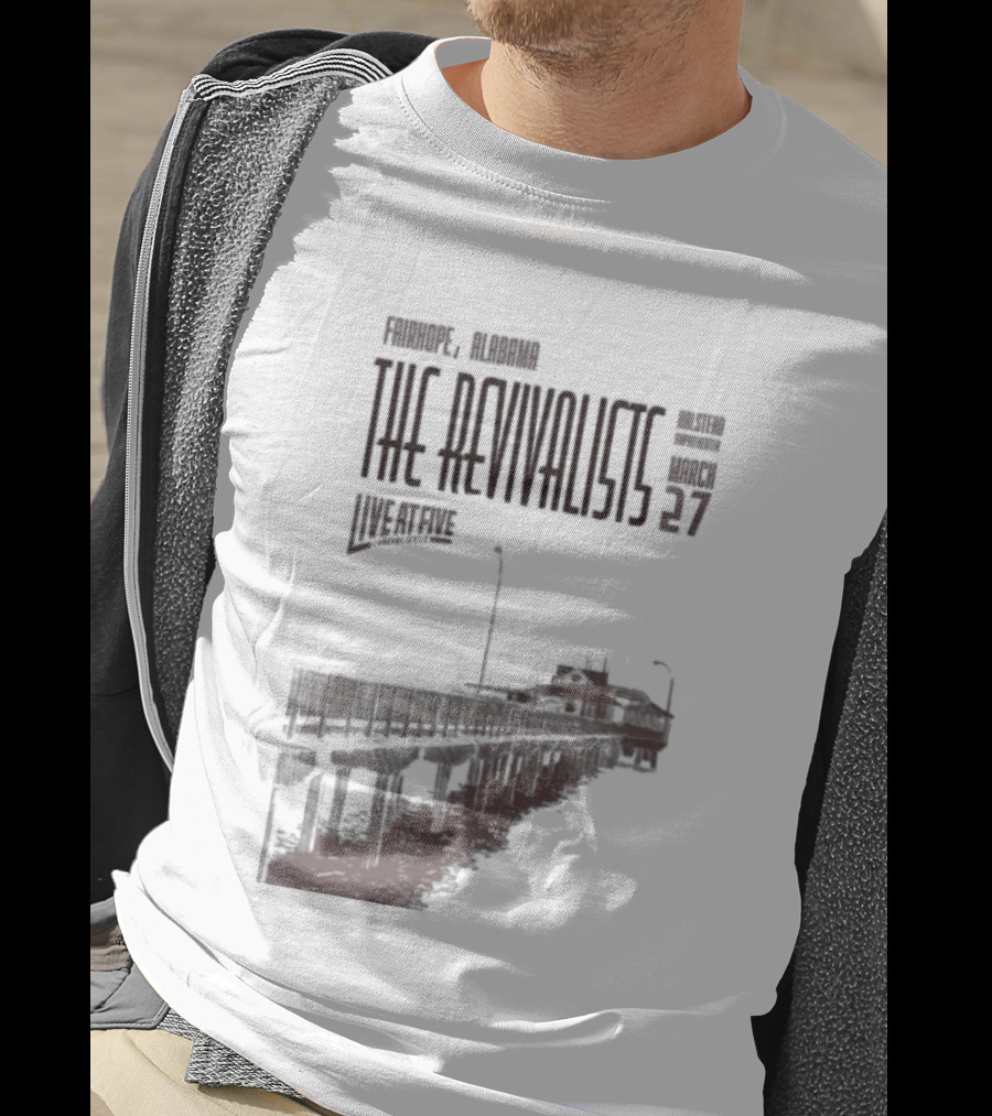 The Revivalists March 27 2026 Fairhope Alabama Steamboat T-Shirt