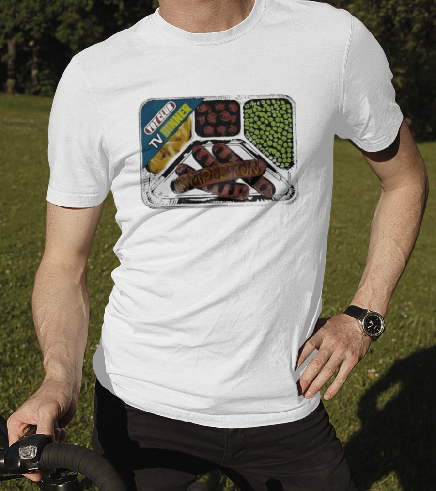 Yot Club TV Dinner Simpleton Retro Tray T-Shirt