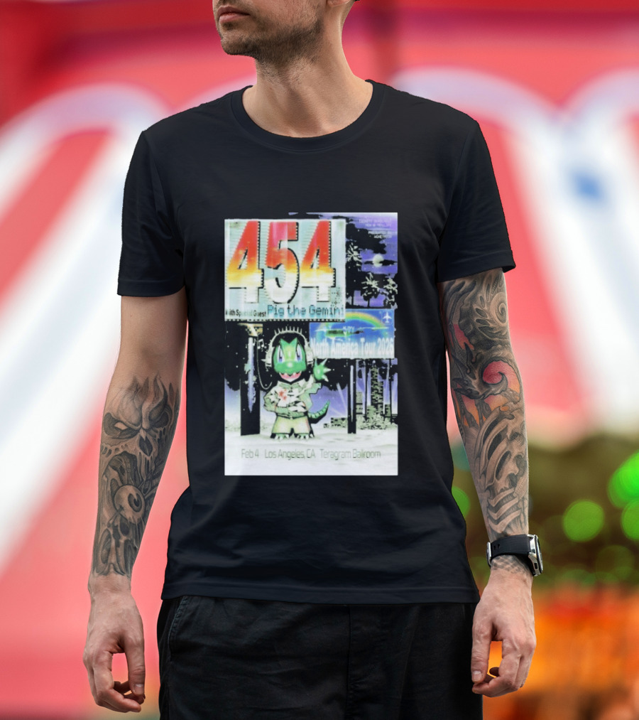 454 Pig The Gemini North America Tour 2026 Los Angeles Teragram Ballroom Feb 4 T-Shirt