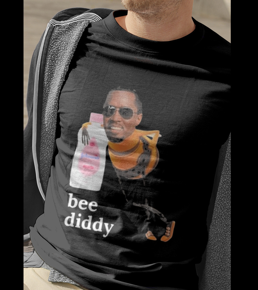 Bee Diddy Sean Combs Baby Oil Johnson's T-Shirt
