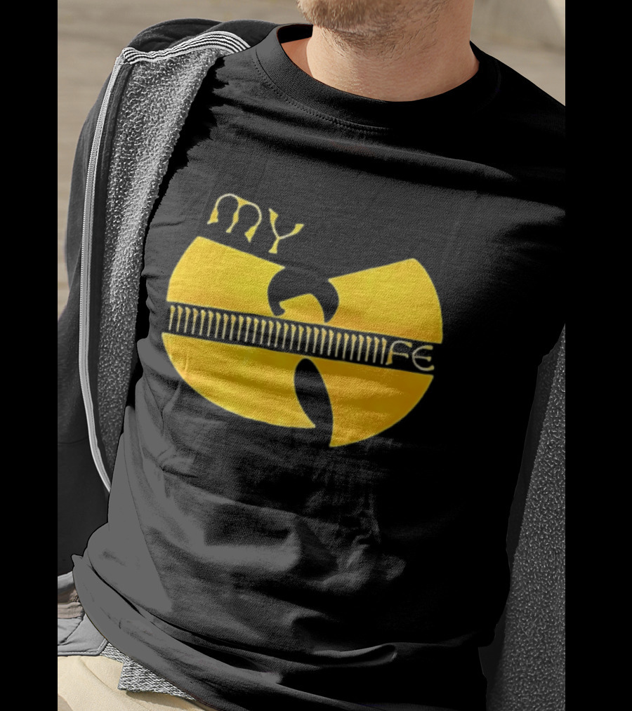 Yellow Wu Tang Clan My Life Symbolic Tribute Collaboration T-Shirt