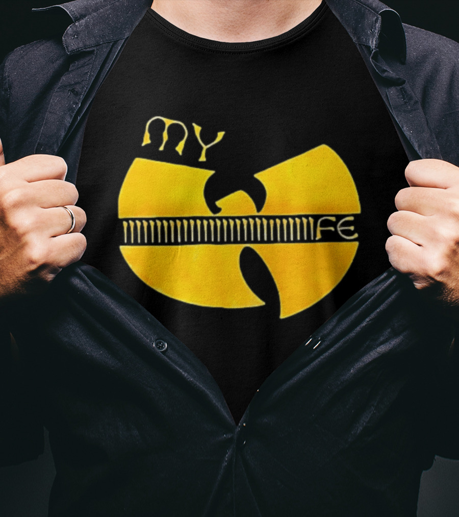 Yellow Wu Tang Clan My Life Symbolic Tribute Collaboration T-Shirt