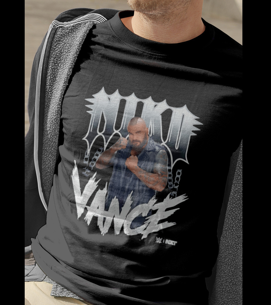 Niko Vance WWE NXT Spikes Chains Tattoo T-Shirt