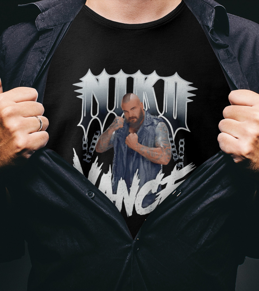 Niko Vance WWE NXT Spikes Chains Tattoo T-Shirt