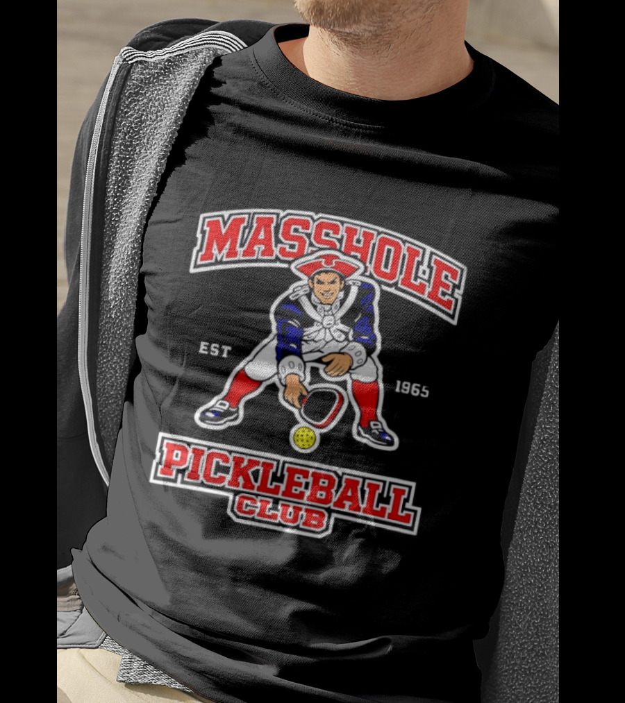 Masshole Pickleball Club Pat Patriot Est 1965 T-Shirt