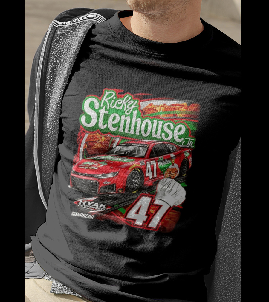 Ricky Stenhouse Jr NASCAR 47 Hyak Motorsports Racing Car T-Shirt