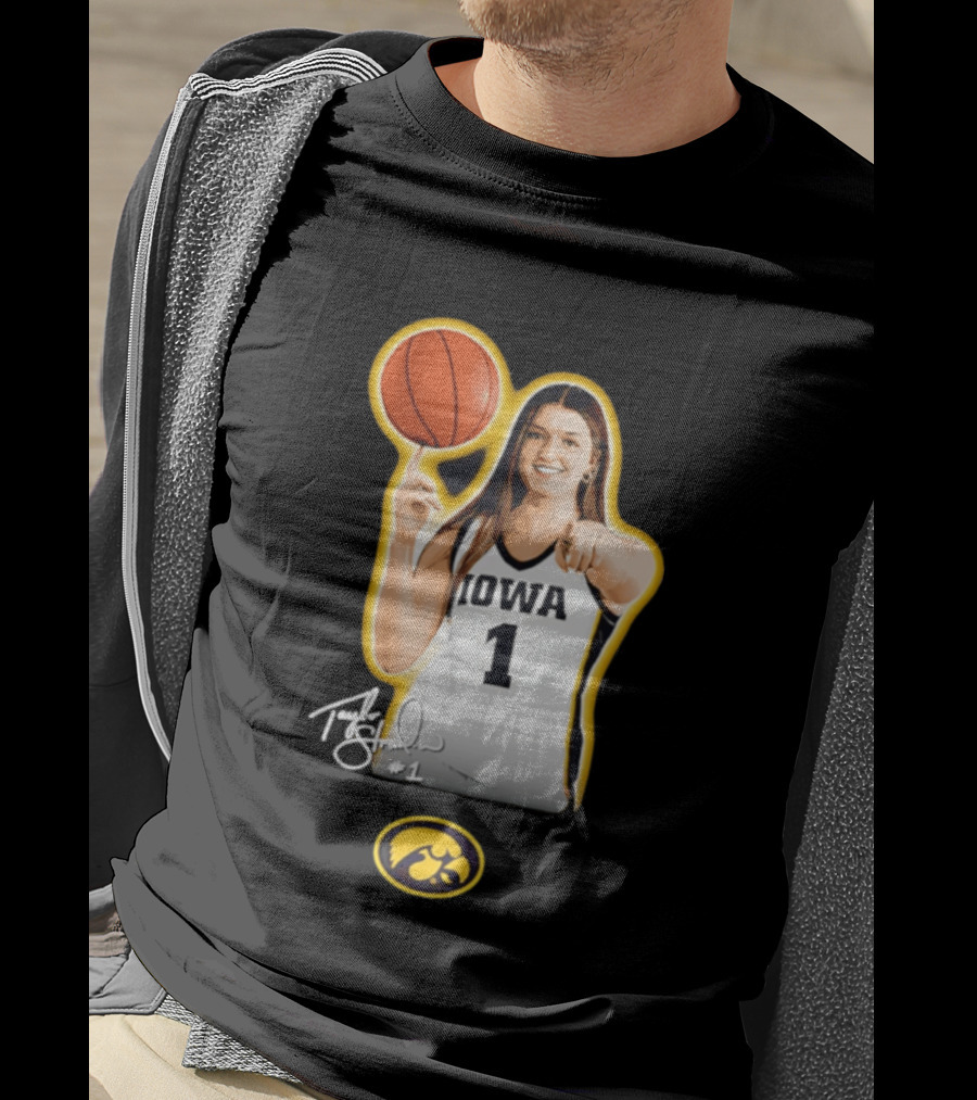 Taylor Stremlow Iowa Hawkeyes Basketball #1 T-Shirt