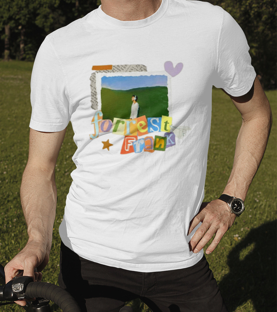 Forrest Frank Collage Style Pastel Colors With Nature T-Shirt