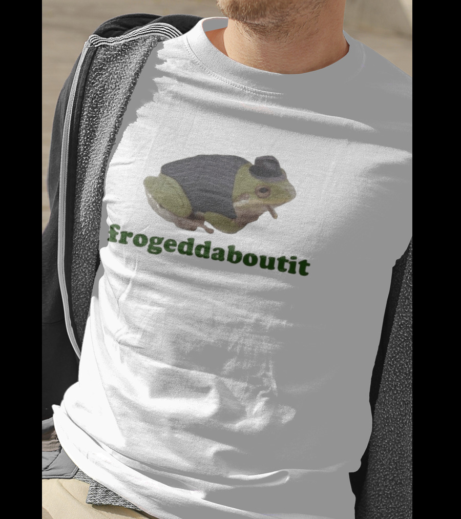 Frogeddaboutit Frog In Suit And Hat T-Shirt