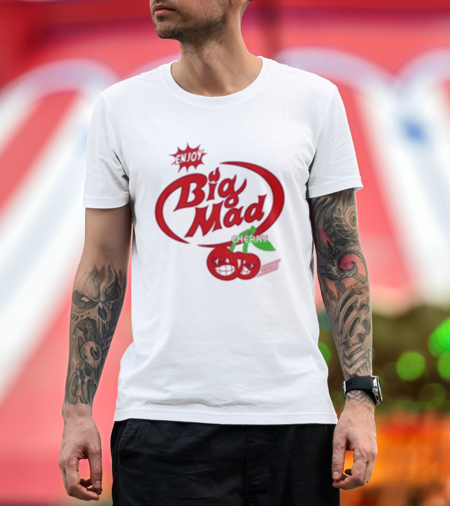 Transviolet Big Mad Cherry Enjoy T-Shirt