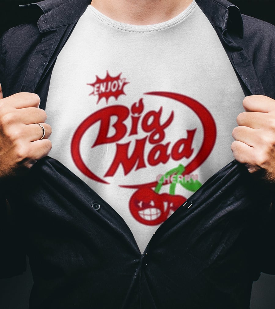 Transviolet Big Mad Cherry Enjoy T-Shirt