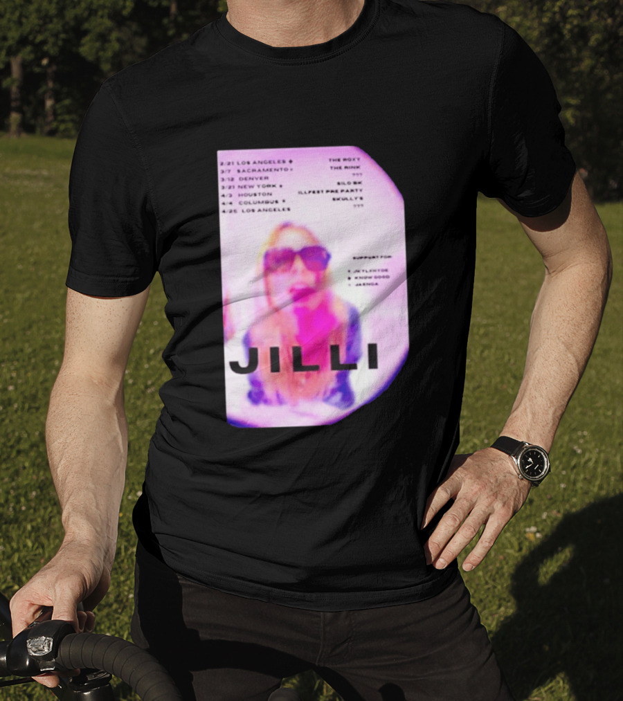 Jilli Winter Tour 2026 Dates Los Angeles Sacramento Denver New York Houston Columbus The Roxy The Mint Slo Brew Skully's Illfest T-Shirt