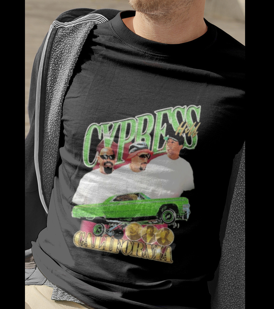 Cypress Hill California Lowrider Urban Style Hip Hop T-Shirt