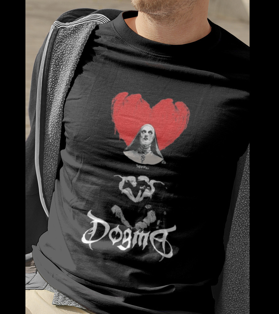 Dogma Nun Heart Valentine's Day T-Shirt
