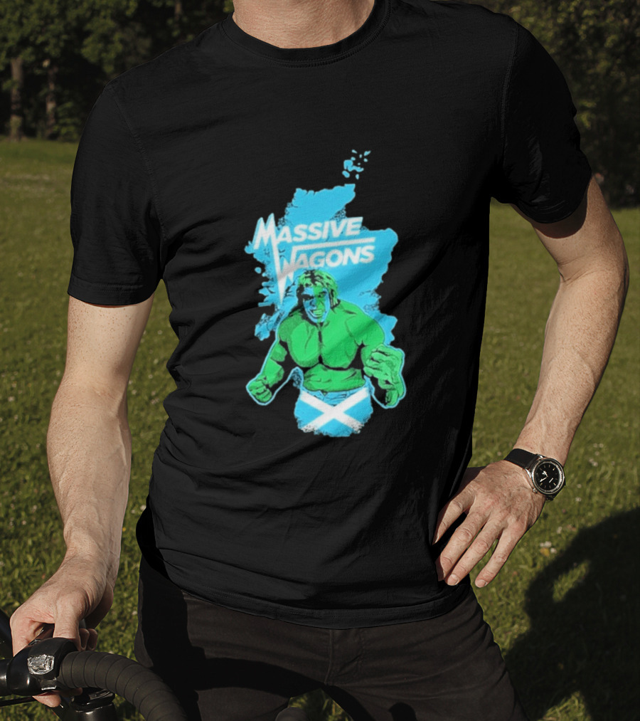 Massive Wagons Hulk Scotland With Map T-Shirt