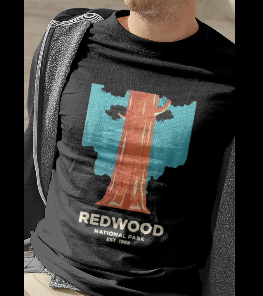 Redwood National Park Est 1968 Tree T-Shirt