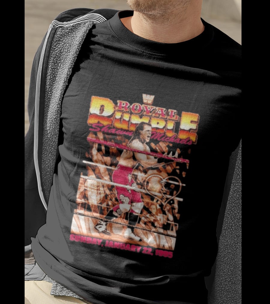 Shawn Michaels Royal Rumble January 22 1995 WWE Wrestling Event T-Shirt
