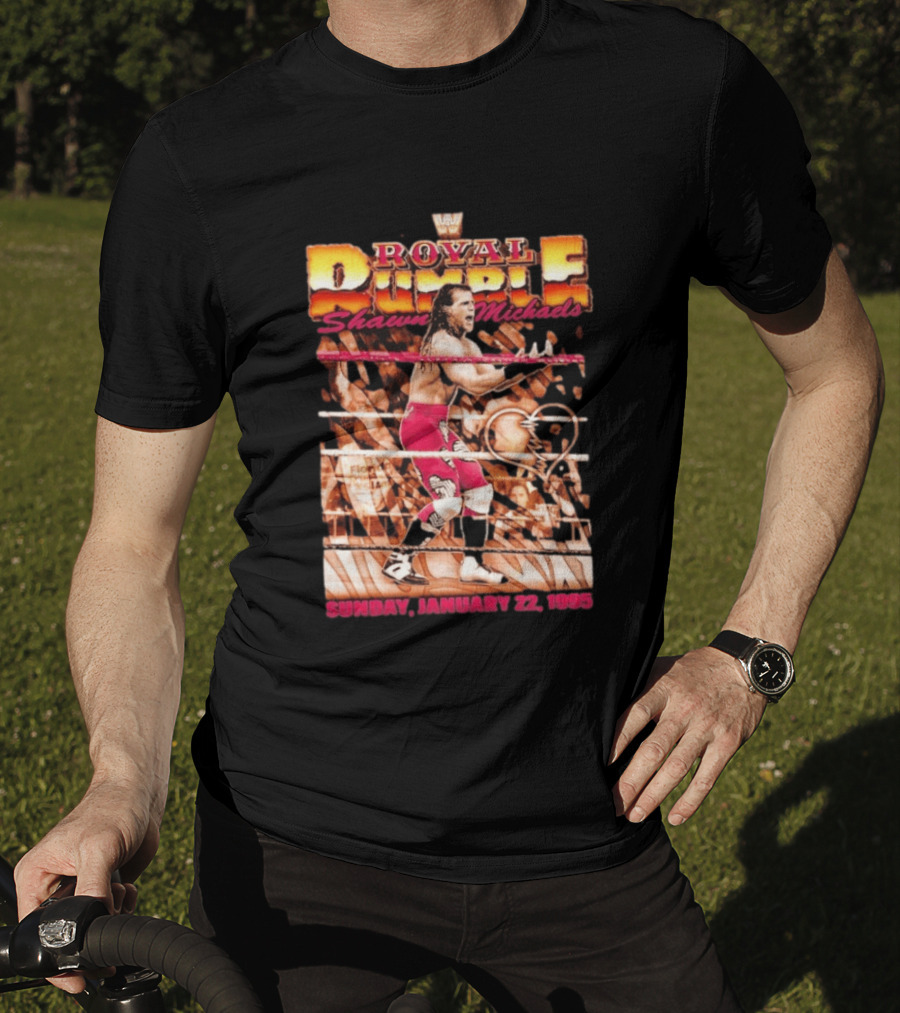Shawn Michaels Royal Rumble January 22 1995 WWE Wrestling Event T-Shirt