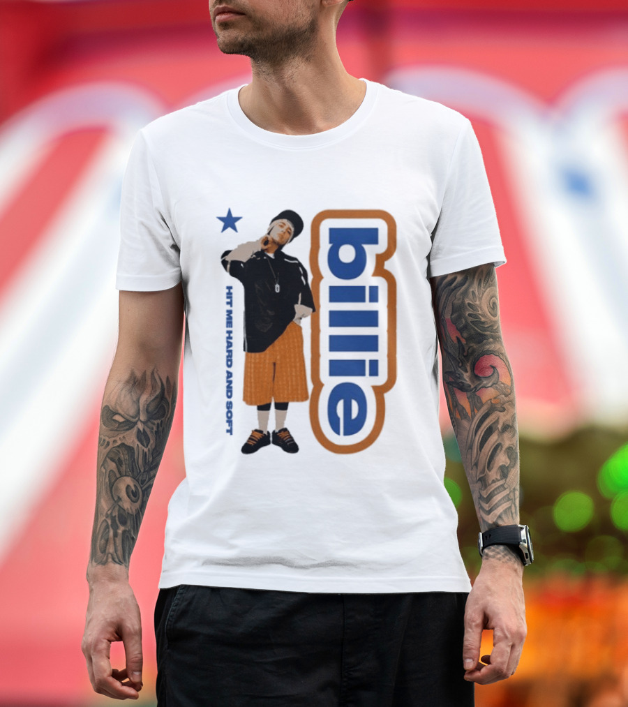 Billie Eilish Lean Hit Me Hard And Soft Tour 2024 2025 Star T-Shirt