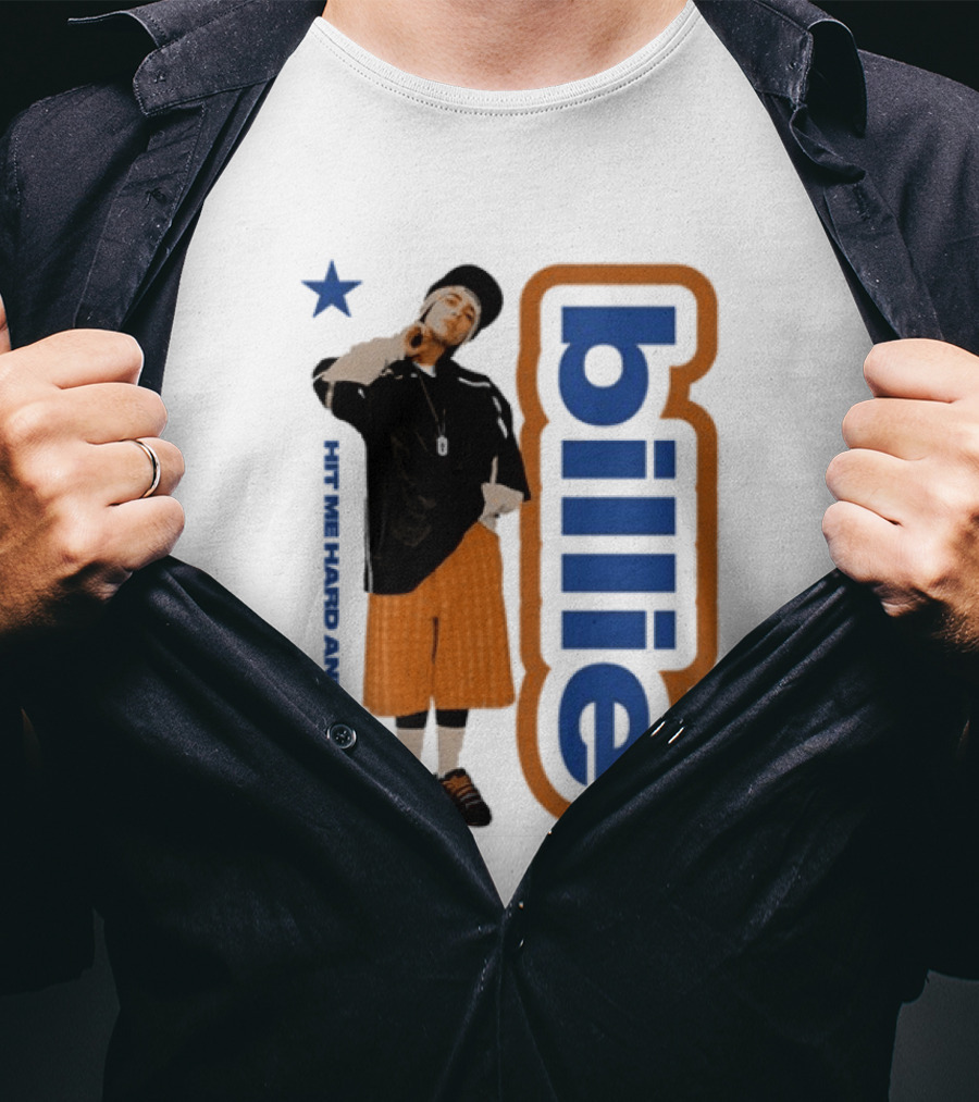 Billie Eilish Lean Hit Me Hard And Soft Tour 2024 2025 Star T-Shirt
