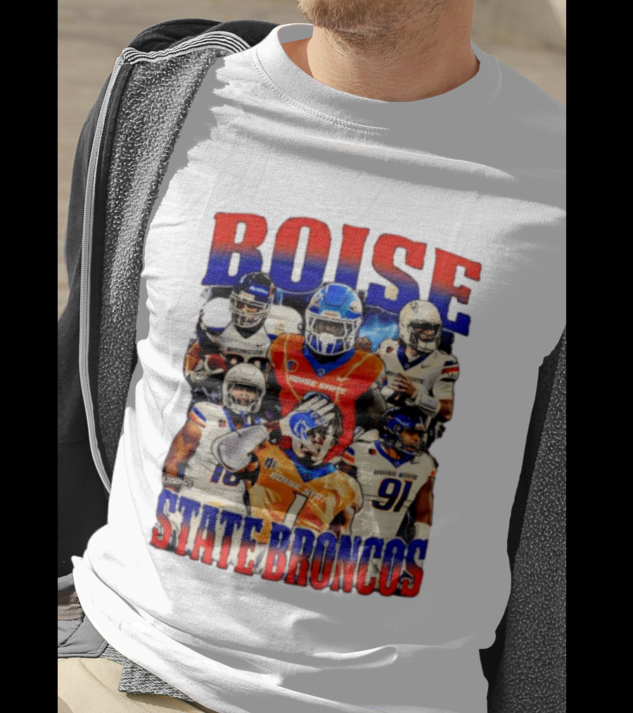 Boise State Broncos Football Legends Players T-Shirt