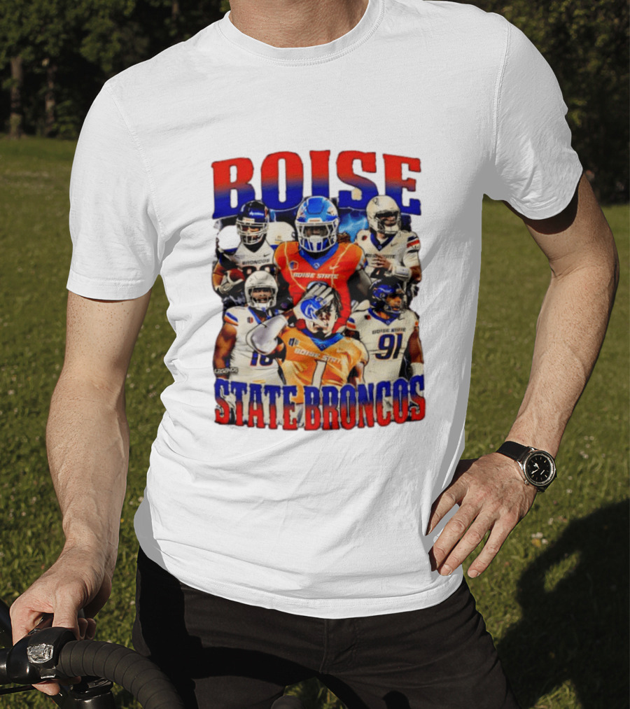 Boise State Broncos Football Legends Players T-Shirt