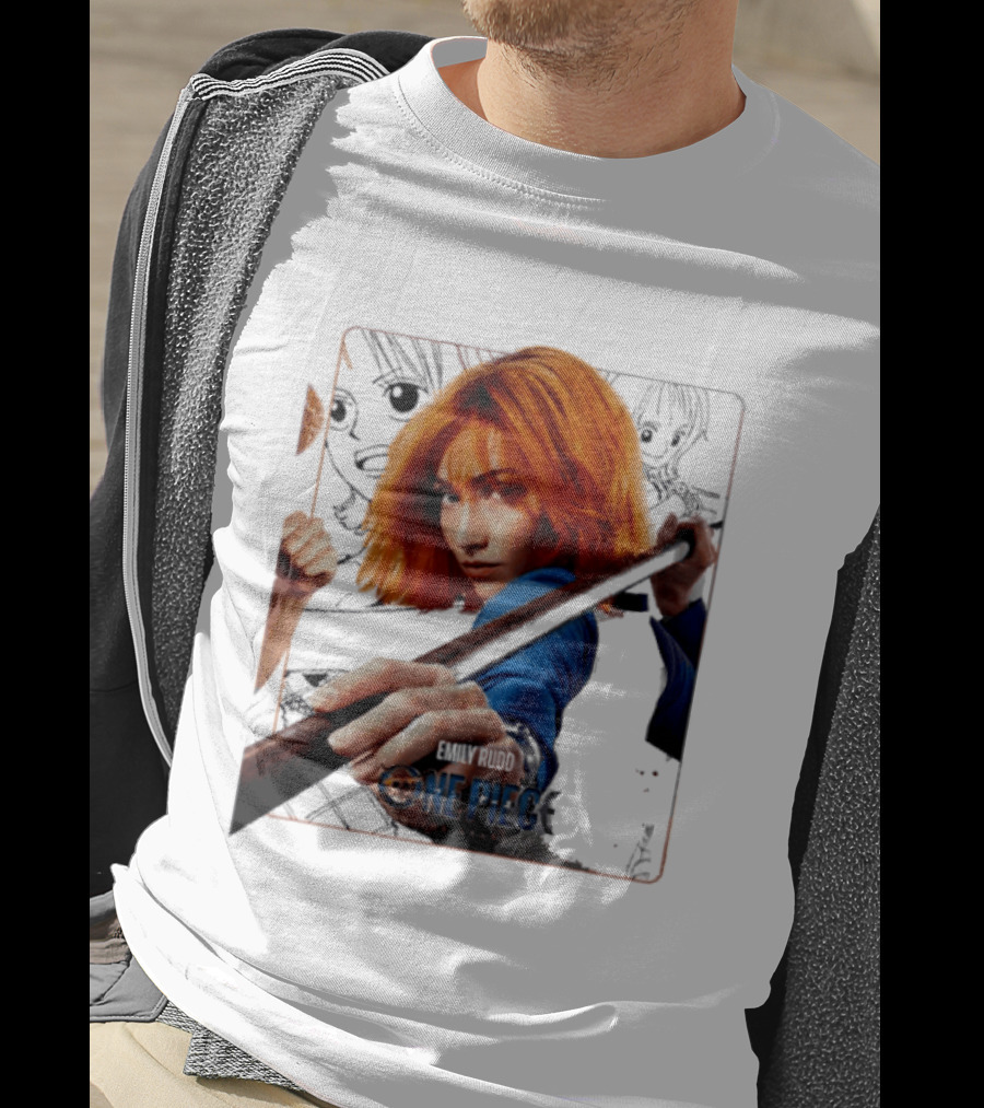 One Piece Live Action Emily Rudd As Nami Grand Line Adventure T-Shirt