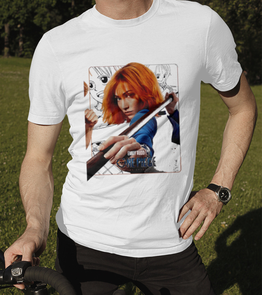 One Piece Live Action Emily Rudd As Nami Grand Line Adventure T-Shirt
