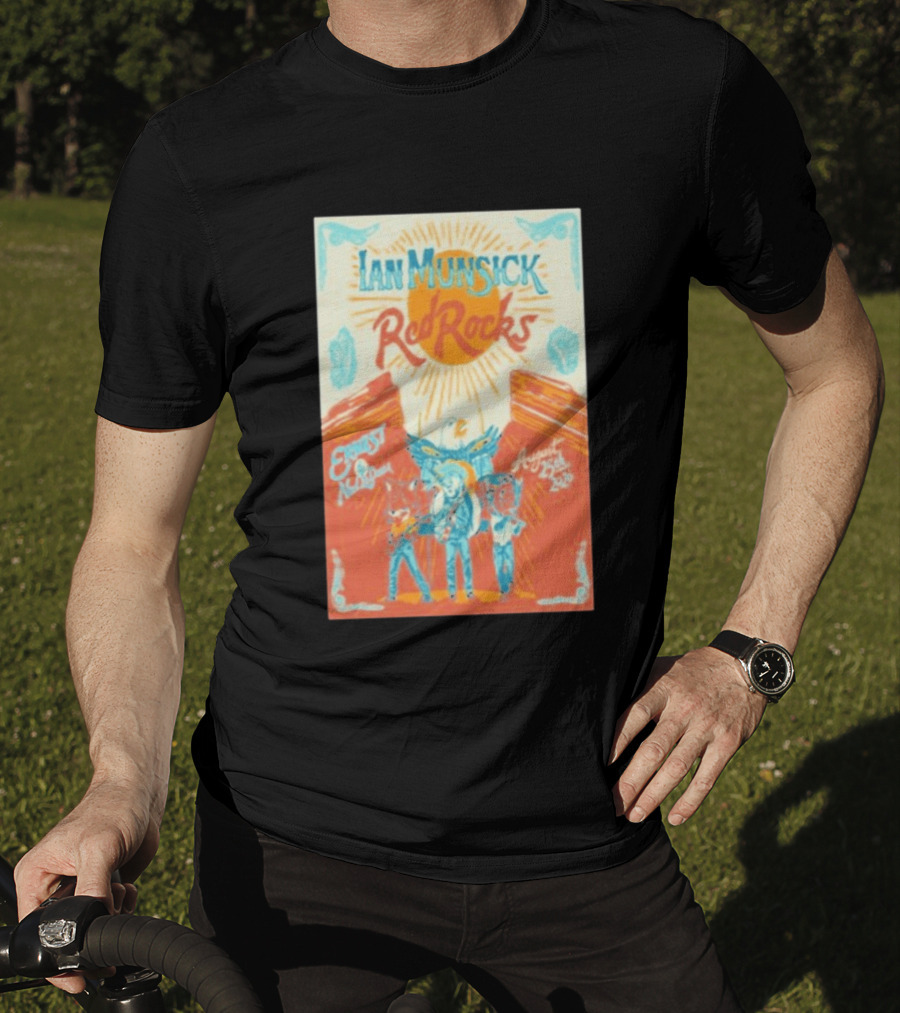 Ian Munsick Red Rocks Morrison Colorado August 25 2026 Concert Event T-Shirt