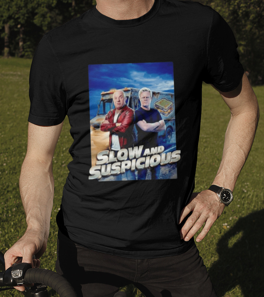 Slow And Suspicious Food Truck Crossover Duo T-Shirt