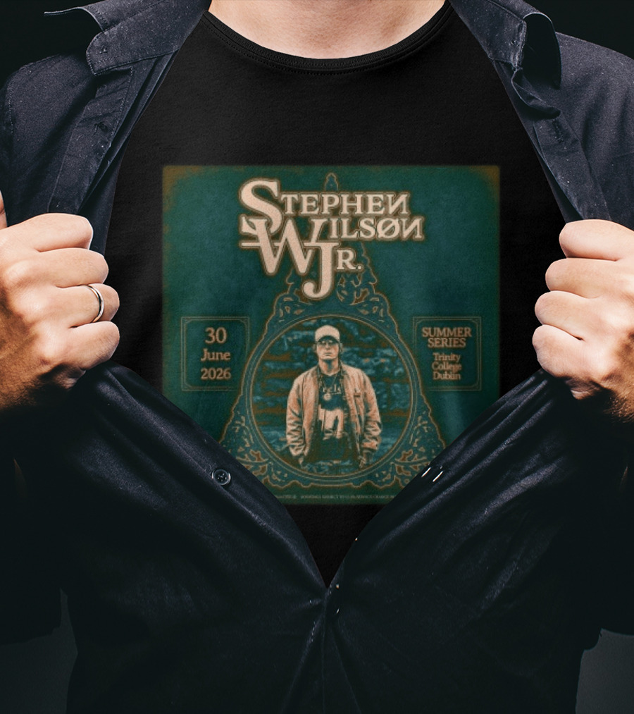 Stephen Wilson Jr. Summer Series June 30 2026 Trinity College Dublin T-Shirt