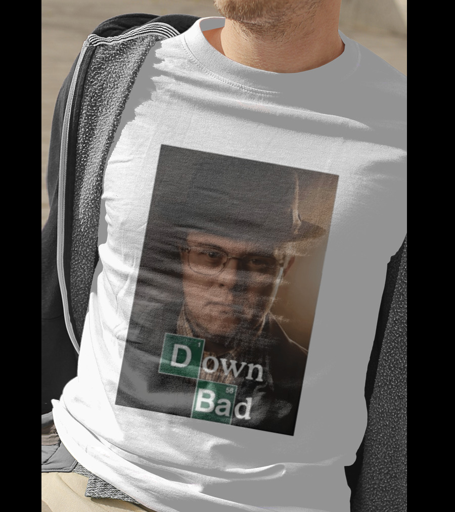 Down Bad Walter Chemistry Parody Breaking Series T-Shirt