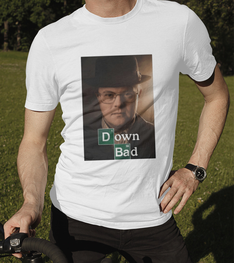Down Bad Walter Chemistry Parody Breaking Series T-Shirt