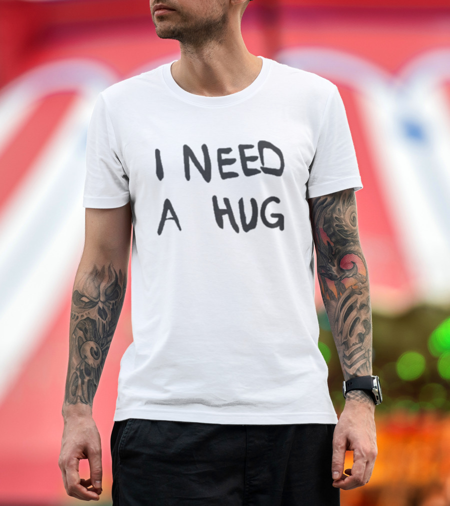 Stefon Diggs I Need A Hug Playful Expression T-Shirt