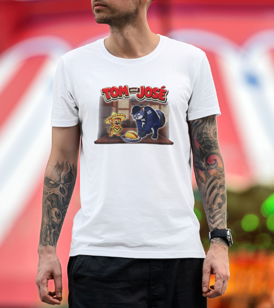 Tom And José Taco Humor Ice T-Shirt