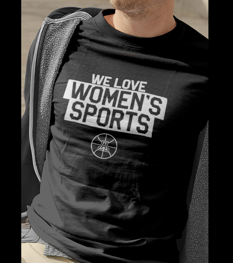 Arizona Wildcats We Love Women's Sports Basketball A T-Shirt