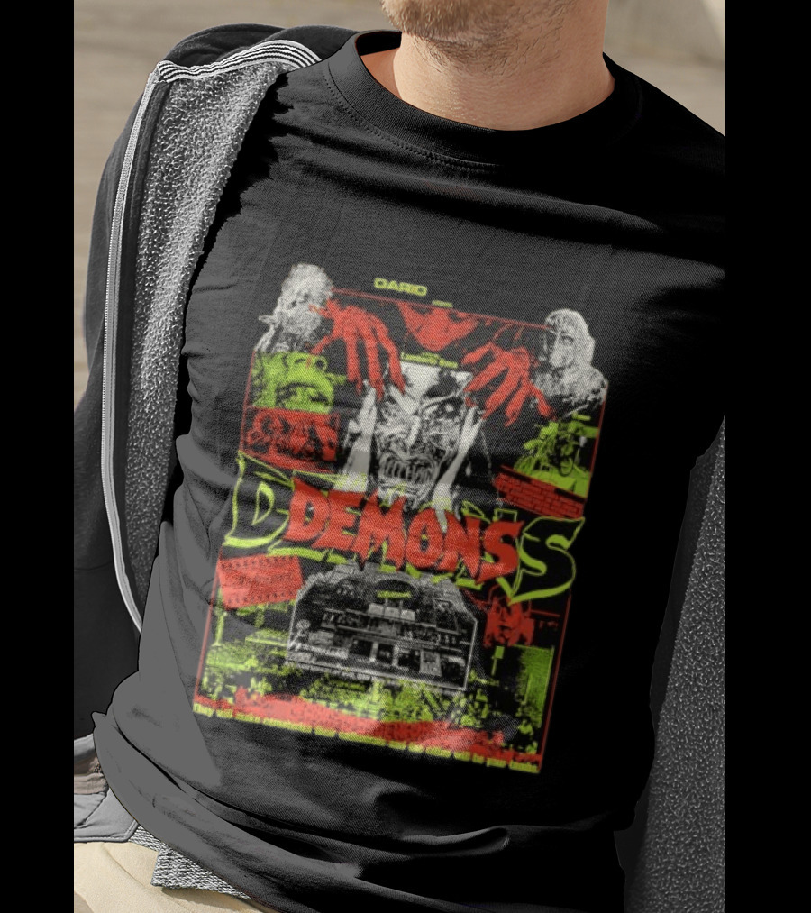 Dario Argento Demons 80s Horror Cult Movie Retro Visuals Gruesome Cinematic Experience T-Shirt